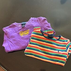 Lot of two Ralph Lauren Kids long sleeve.